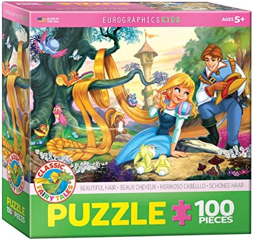 EuroGraphics Beautiful Hair Jigsaw Puzzle (100-Piece) by EuroGraphics