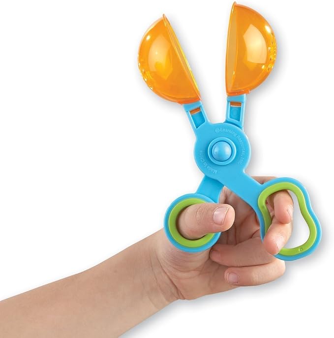 Learning Resources Handy Scoopers - Sensory Bin Sand Toys, Fine Motor, Montessori Kids, Plastic Tweezers, Homeschool Preschool Supplies, Gifts for Boys and Girls - Image 2