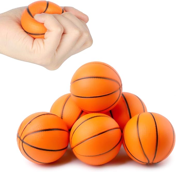 Basketball Stress Balls 24 Pack 2.5 Inch Mini Pressure Relieving - Image 4