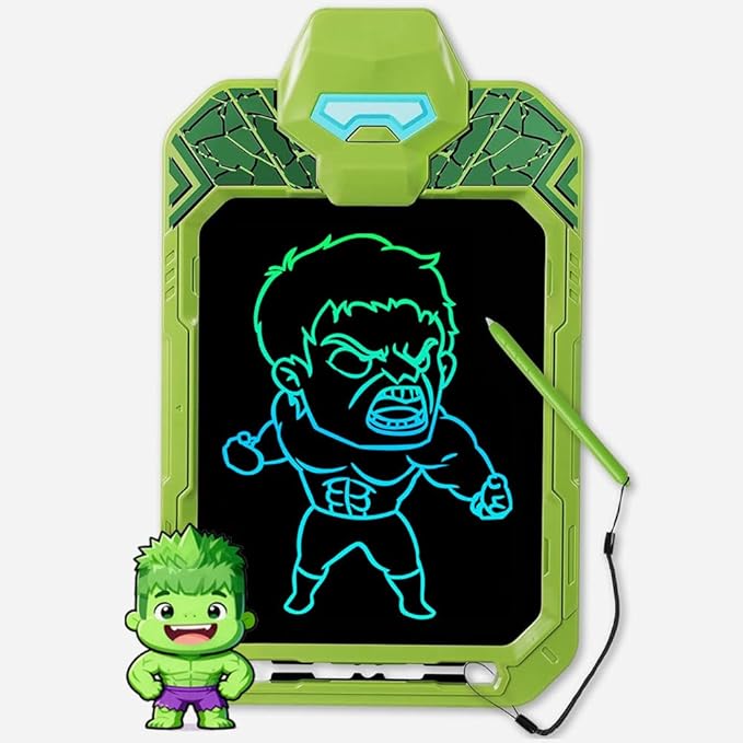 LCD Writing Tablet for Kids, 10-Inch Colorful Children Doodle Scribbler Board, Electronic Erasable Drawing Tablet, Portable Ewriter for Boys Girls Gifts for Toddler Educational Travel Birthday