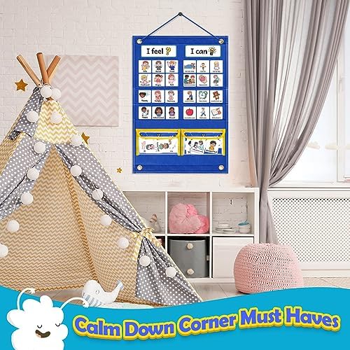 Kasfalci Feelings Chart, Social Emotional Learning Activities,Autism Learning Materials, ADHD Tools,Back to School Supplies,Anger Management Toys,Calm Down Corner Supplies for Classroom Daycare & Home - Image 7