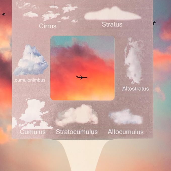 COHEALI Nature Guide Finder Viewer Outdoor Identification Guide Tool for Cloud Identification and Nature Photography Double-Sided Frame for Kids Exploration - Image 2