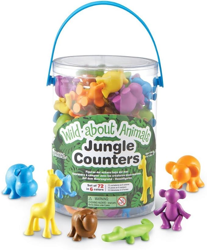 Learning Resources Wild About Animals Jungle Counters - Image 2