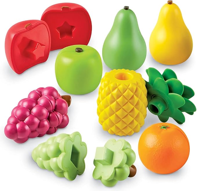Learning Resources Snap-n-Learn Fruit Shapers,Fine Motor Toy for Toddlers, Ages 2+ - Image 7