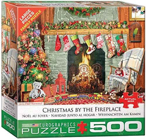 Christmas by The Fireplace by EuroGraphics