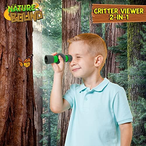Nature Bound 2-in-1 Habitat with Microscope for Insects and Other Critters, Includes Lid and Removable Portable Microscope - Image 6