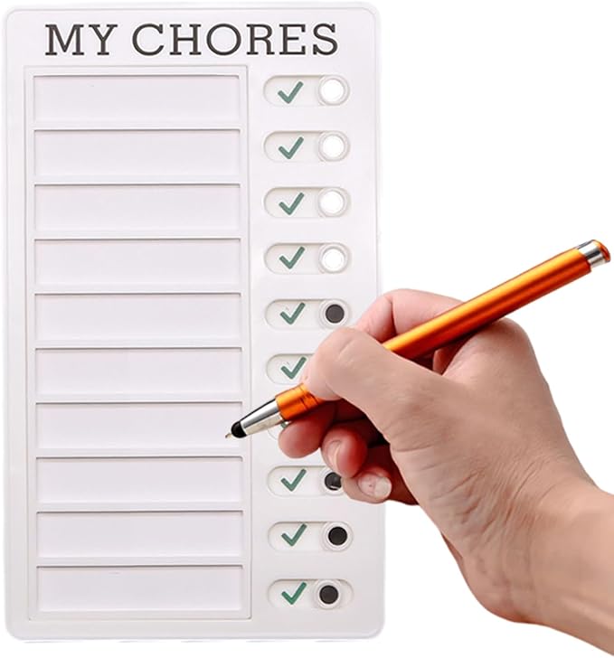 Chore Chart for Teens Replacement Cardboard Reusable Chore Chart - Image 8