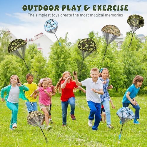PGXT Parachute Toy for Kids, Outdoor Toys Flying Parachute Men - Image 2