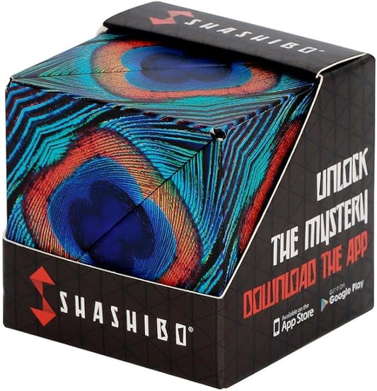 Shashibo Shape Shifting Box - Award-Winning STEM Fidget Toy with Strong Magnets - Fidget Cube Transforms Into 100+ Shapes, Christmas Stocking Stuffers Gift for Kids, Teens, and Adults (Wings)