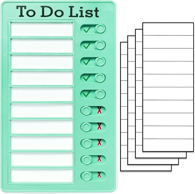 Chore Chart for Kids,To Do List, Daily Routine Chart, and Schedule Board-Checklist and Portable Memo for Efficient Task Management and Planning (green) by Tsytyst