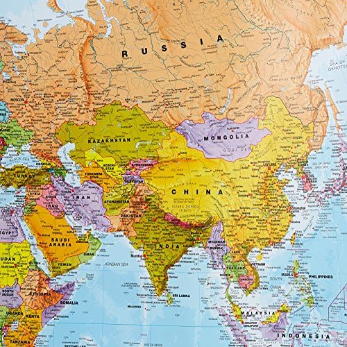Maps International Giant World Map Poster - Mega-Map of The World - Front Sheet Laminated - 46 x 80 - Updated 2025 - Image 4