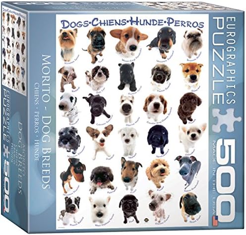 Dog Breeds Puzzle, 500-Piece by EuroGraphics