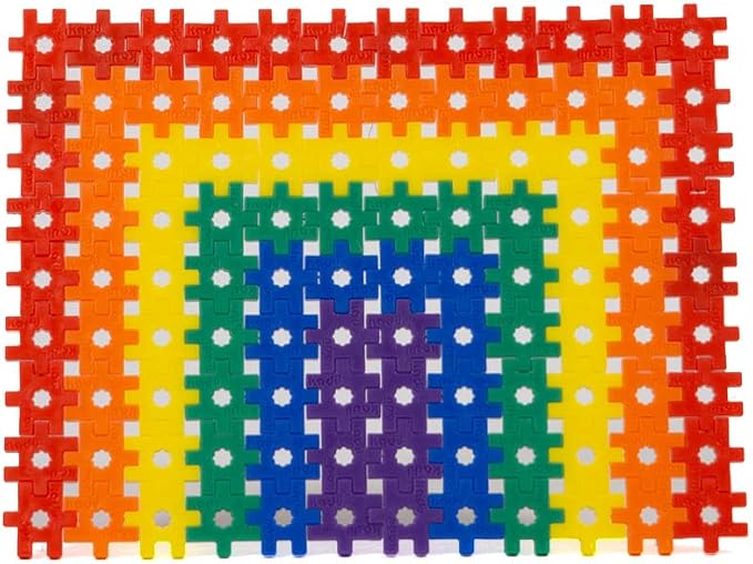 KADÜ 250 Piece Rainbow Set Kids Age 5+ Building Block STEM Interlocking Toy - Image 8