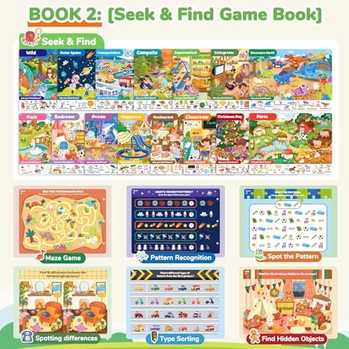 JoyCat Preschool Learning Activities Set (2-Pack) for Toddlers & Kids 3-5 - Image 5