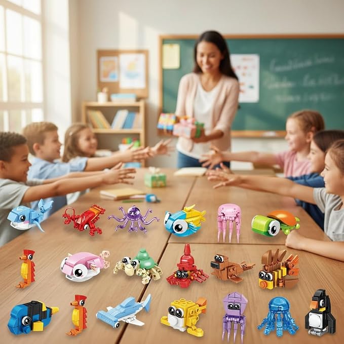 BRICHBROW 24 Pack Mini Building Block Sets Party Favors for Kids - Image 2