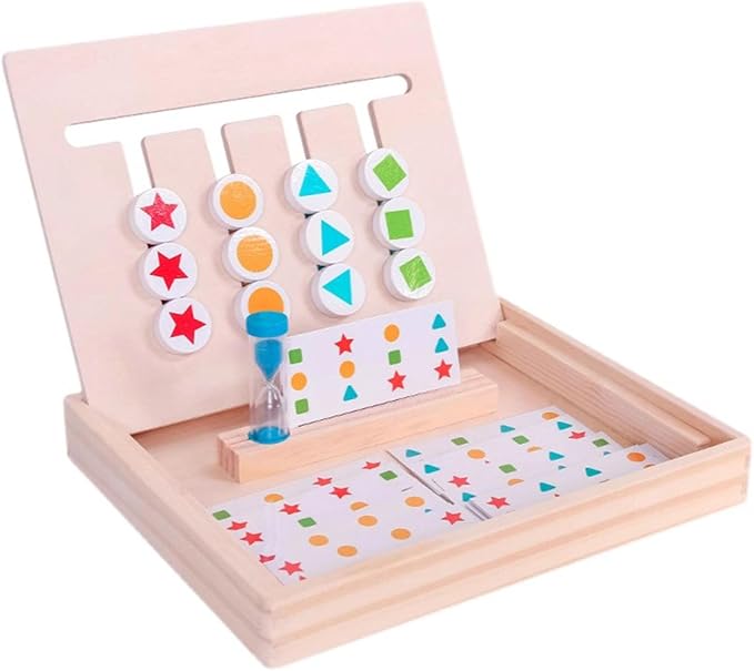 Montessori Geometric Pattern Matching Teaching AIDS for Children to Train Children's Logical Thinking by Unknown