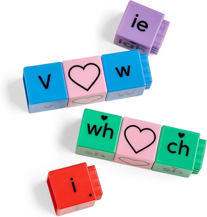 hand2mind Reading Rods Building Sight Words, Word Building Activities, Letter Blocks, Sight Words Kindergarten, CVC Words Spelling Toys, Reading Tools for Kids, Science of Reading Manipulatives - Image 7