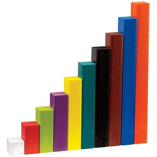 hand2mind-93538 Take Home Math Manipulatives Kit for Kids Grade K-2, with Snap Cubes, Base Ten Blocks, Cuisenaire Rods, Pattern Blocks, Color Tiles and Learning Clock, Homeschool Supplies (292 Pieces) - Image 8