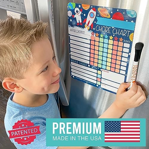 Magnetic Chore Chart for Kids Dry Erase Reward Chart for Home and Classroom - Image 4