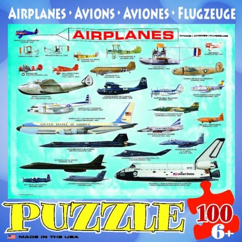 EuroGraphics Airplanes 100 Piece Puzzle (Small Box) Puzzle - Image 4