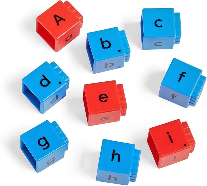 hand2mind Reading Rods Alphabet & CVC Words, Word Building Activities, Letter Blocks, CVC Words for Kindergarten, Spelling Toys, Reading Tools for Kids, Science of Reading Manipulatives - Image 8