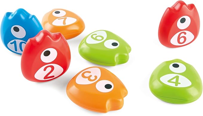 Hape Math Monster Scale Toy| 22 PCs Cute Counting Math Toy| STEM Educational Learning Counting Math Games for Preschool - Image 7