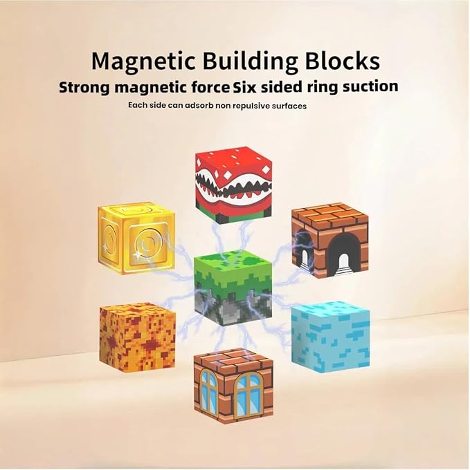 137 Pcs Magnetic Building Blocks, Enhance STEM Learning,Creative Play & Logical Thinking,Durable&Vibrant Color with Light Up Blocks,Ideal for Classroom&Screen-Free Entertainment (Wonderful Adventure) - Image 3