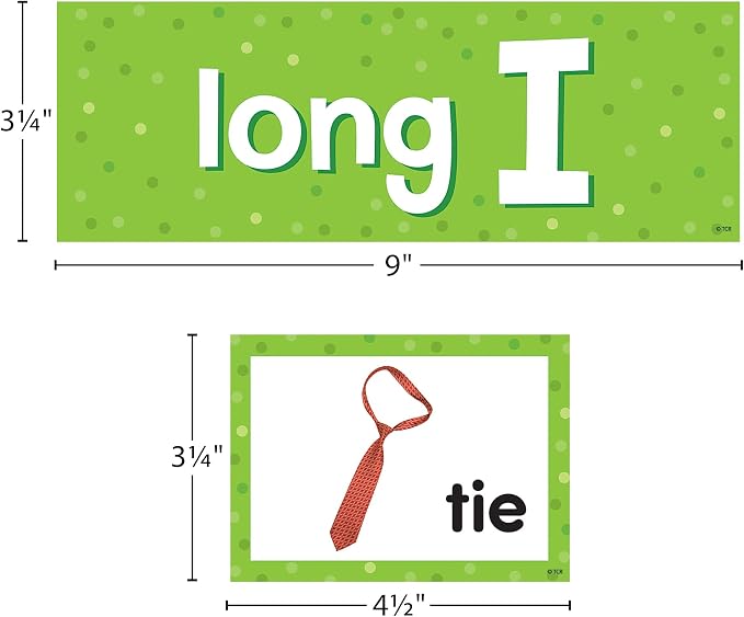 Teacher Created Resources Long Vowels Pocket Chart Cards (TCR20851) - Image 5