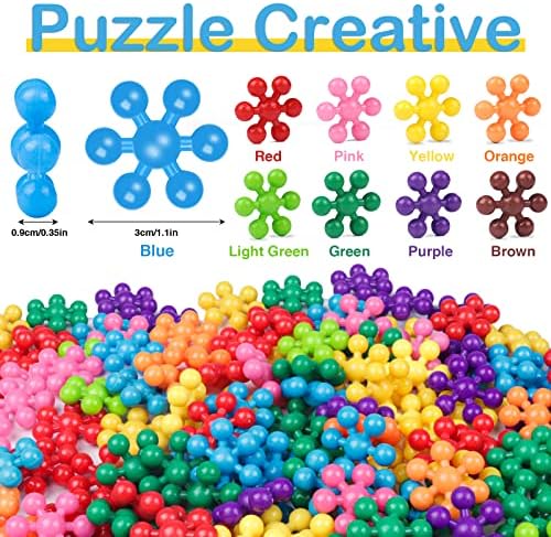 NEOACT 600 PCS Building Blocks STEM Toys, Interlocking Solid Plastic Toys - Image 2