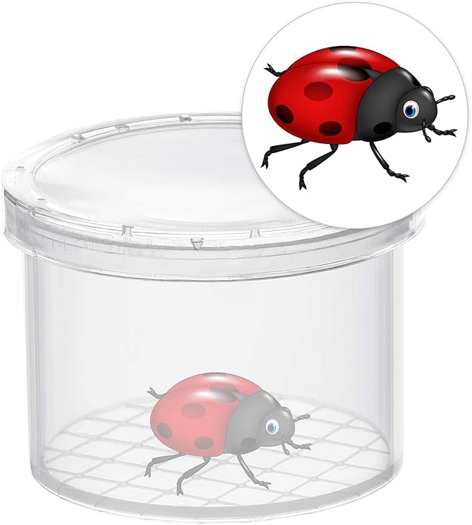 Coopay 120 Pieces Bug Jars Critter Insect Cage Magnifying Insect Box Bug Magnifier Container Catcher Cage, Science Nature Exploration Tools - Image 2