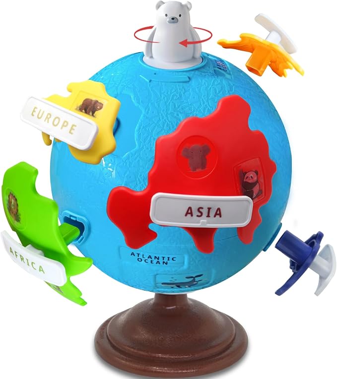 Puzzle Globe Toys for Kids, Geography Learning Toys for Preschool 3+ Years by Unknown