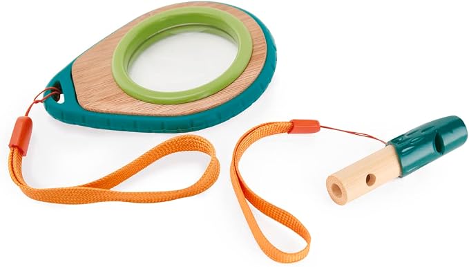 Hape Nature Detective Set| Bamboo & Plant Plastic Detective Playset, Nature Exploration Toys for Outdoor Games, Green by Unknown
