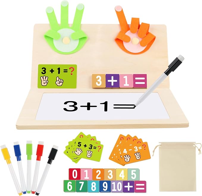Number Blocks Toys for Kids Montessori Toys for 3 4 Years Old Learning Toys by Receka