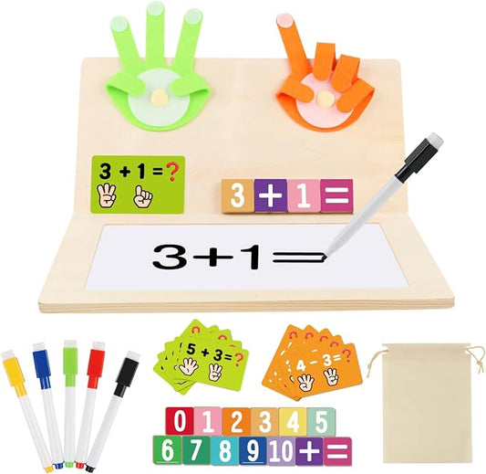 Number Blocks Toys for Kids Montessori Toys for 3 4 Years Old Learning Toys by Receka