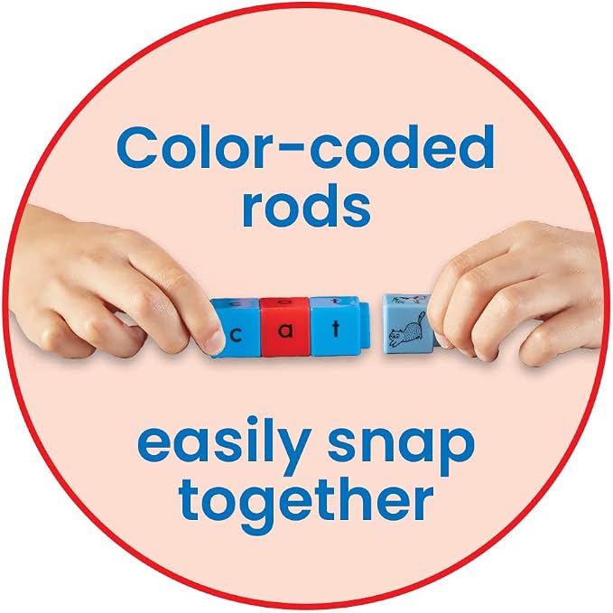 hand2mind Reading Rods Alphabet & Phonemic Awareness, Reading Manipulatives - Image 4