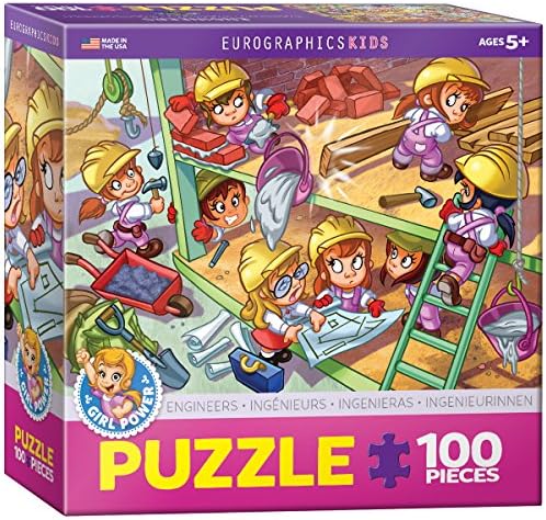 EuroGraphics Girl Power! Engineers Puzzle (100-Piece) by EuroGraphics