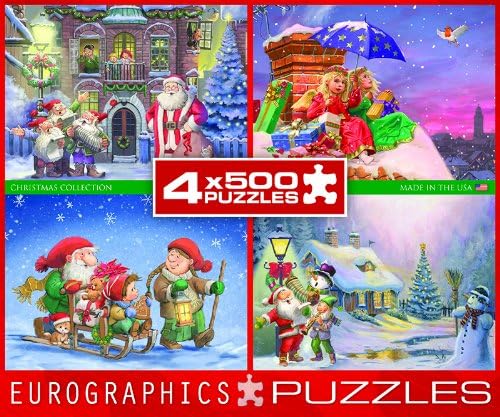 EuroGraphics The Christmas Collection Puzzles (4-Pack/500-Piece) - Image 3