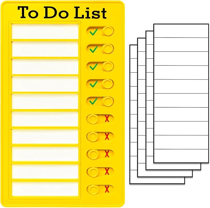 Chore Chart for Kids,To Do List, Daily Routine Chart, and Schedule Board-Checklist and Portable Memo for Efficient Task Management and Planning,Adhd Tools by Tsytyst