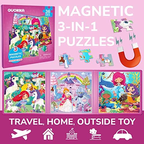 Magnetic Puzzles for Toddlers 3-5 - Kids Travel Toys for Boys and Girls - Image 2
