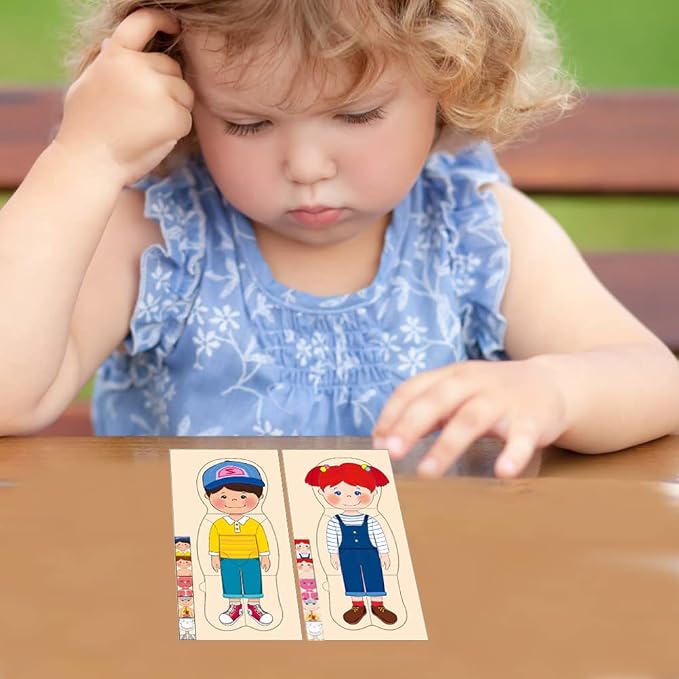 Childrens Human Body Puzzle Thickened Body Organ Learning Game, Sturdy Educational Toy for Boys Girls, 15 * 2 * 30cm Size (#1) - Image 8