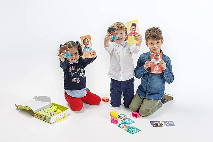 Miniland Social Emotional Learning Toy, Express Feelings - Emotiblocks - Image 7