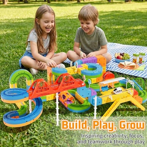 152 pcs KlickRail Electric Train Set Race Track for 3 4 5 6 7 8 Years Old - Image 7