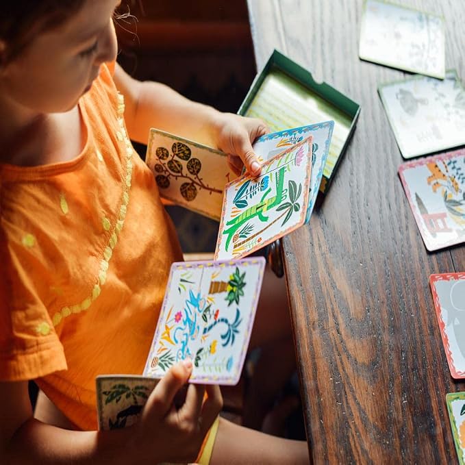 eeBoo: Volcano Island Create a Story Pre-Literacy Cards, 36 Cards with Colorful Characters, Encourages Imagination, for Ages 3 and up - Image 9