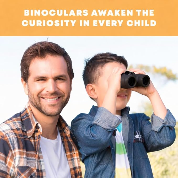 Binoculars for Kids – Perfect Toy for Little Boys and Girls – Extensive Set Incl. Magnifying Glass & Compass – Powerful Magnification 8X21 – 3 to 12 Year Old Kids for Toddler - Image 6