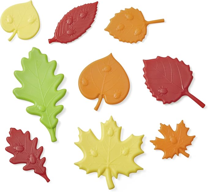 hand2mind Sensory Leaves Math Activity Set, Pattern Play, Shape Puzzle, Pattern Blocks Cards, Math Counters, Sorting Toy, Shapes for Toddlers, Counting Toy, Kindergarten Learning Activities - Image 6