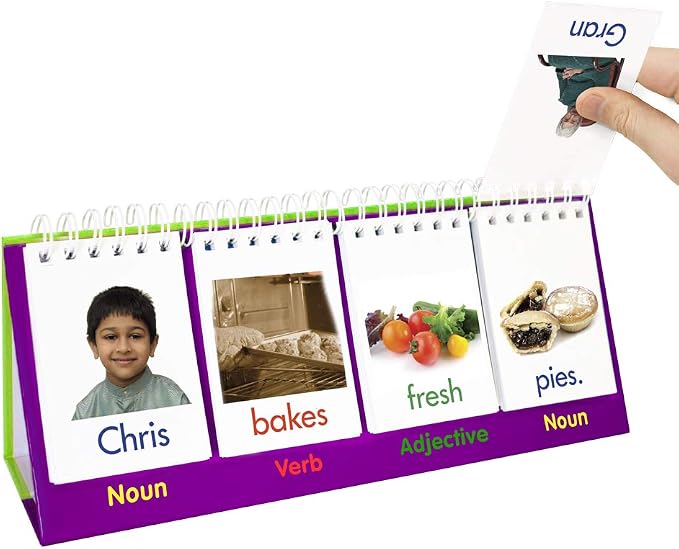 Junior Learning Sentence Flips - Double-Sided Flip Stand for Ages 4-6 - Image 4