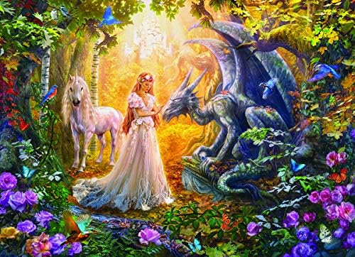 EuroGraphics Princess' Garden 500-Piece Large Piece Puzzle by Jan Patrik - Image 2