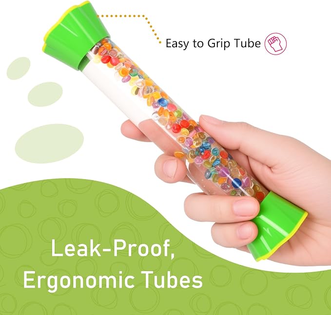 Sensory Tubes 4 Pack - Liquid Motion Bubbler Toy - Image 4