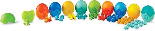 Learning Resources Counting Dino-Sorters Math Activity Set, Dinosaur Sorting Toy, 65 Pieces, Ages 3+ by LearningResources