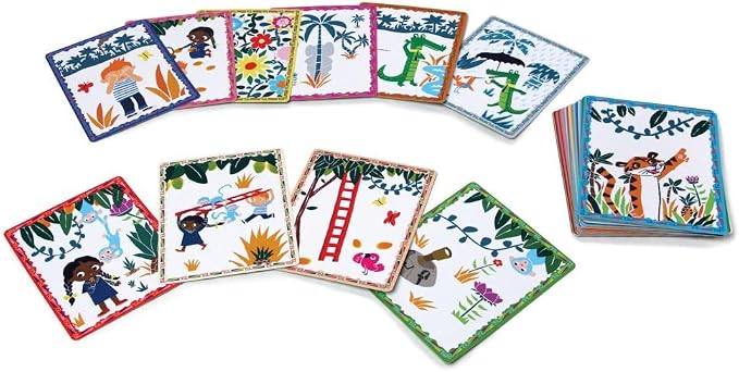 eeBoo: Volcano Island Create a Story Pre-Literacy Cards, 36 Cards with Colorful Characters, Encourages Imagination, for Ages 3 and up - Image 5